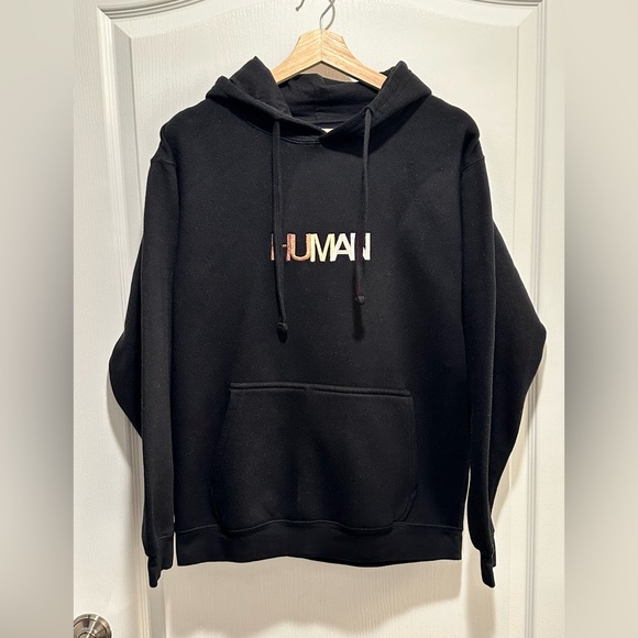 Wear The Peace “Human”Embroidered Hoodie | We Are All Human | Size: Medium - Picture 9 of 11